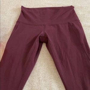 Lululemon burgundy pants